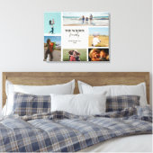 Personalisierte Erinnerungen für 6 Fotos Leinwanddruck (Insitu (Schlafzimmer))
