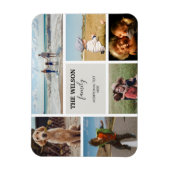 Personalisierte Erinnerungen für 6 Fotos Magnet (Vertikal)