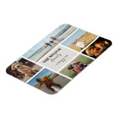 Personalisierte Erinnerungen für 6 Fotos Magnet (Linke Seite)