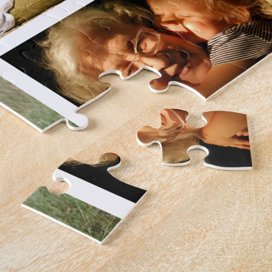 Personalisierte Erinnerungen für 6 Fotos Puzzle (Seite)