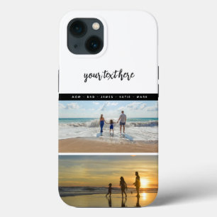 Personalisierte Erinnerungen für Lieben mit 2 Foto Case-Mate iPhone Hülle