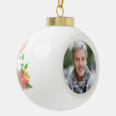 Personalisierte Erinnerungsgeschenke | in Keramik Kugel-Ornament (Links)