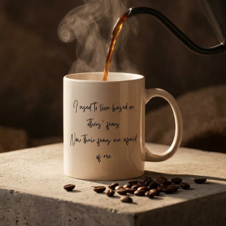 Personalisierte Ermutigung Selbstbewusste Zuversic Zweifarbige Tasse