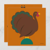 Personalisierte Erntedank-Einladung Einladung (Vorne/Hinten)