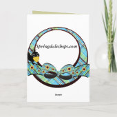 Personalisierte Erntedank-Fotokarten Feiertagskarte (Rückseite)