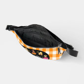 Personalisierte Erntezeit Niedlich Kariert Bauchtasche (Offen)