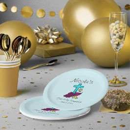 Personalisierte Erste Heilige Kommune Pappteller