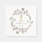 personalisierte Erste Kommunion Serviette (Vorderseite)