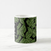 Personalisierte erste Monogramm-Tasse für das Leaf Kaffeetasse (Mittel)