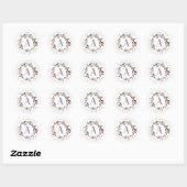 Personalisierte erste Round Stickers (Blatt)