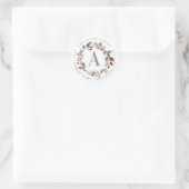Personalisierte erste Round Stickers (Tasche)