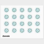 Personalisierte erste Round Stickers (Blatt)