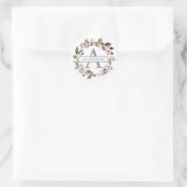 Personalisierte erste Round Stickers (Tasche)