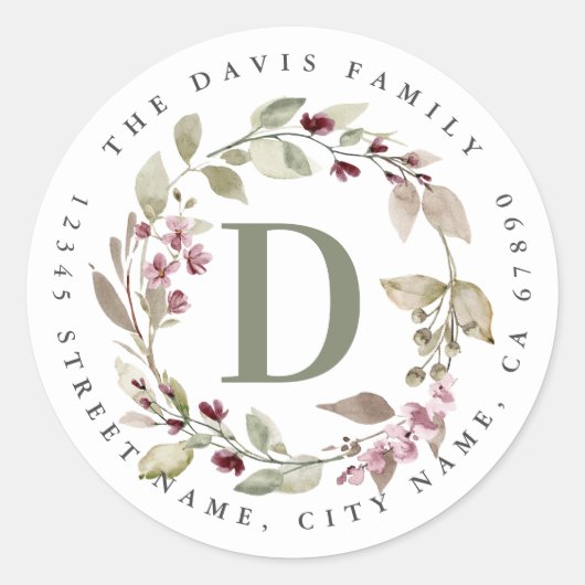 Personalisierte erste Round Stickers (Vorderseite)