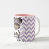 Personalisierte erste zweifarbige tasse (VorderseiteRechts)