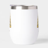 Personalisierte Erstmalige Monogramm-Gold-Typograf (Rechts)