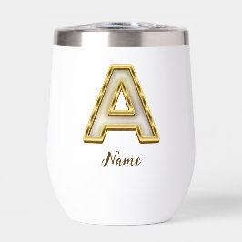Personalisierte Erstmalige Monogramm-Gold-Typograf