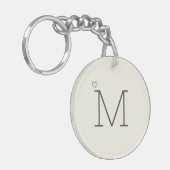 Personalisierte Erstmoderne Schlüsselanhänger (Vorderseite links)