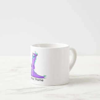 Personalisierte Espresso-Tasse mit "L" Monster Espressotasse