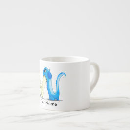 Personalisierte Espresso-Tasse mit "w-" Monster Espressotasse