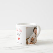 Personalisierte Espresso-Tasse | Vatertagsgeschenk Espressotasse (Vorderseite Rechts)