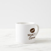 Personalisierte Espressotasse mit Logo für die Kaf (Vorderseite Rechts)