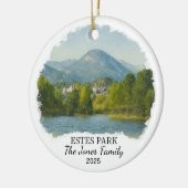 Personalisierte Estes Park Ornament, Colorado Keramik Ornament (Links)