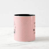 Personalisierte Esther Bibel Verse Rosa Christlich Zweifarbige Tasse (Mittel)