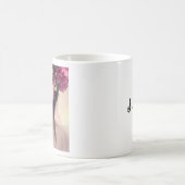 Personalisierte Ethereal-Girl mit rosa Freckles Kaffeetasse (Mittel)