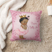 Personalisierte ethnische Prinzessin Ballerina Kissen (Decke)