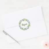 Personalisierte Etiketten Runder Aufkleber (Umschlag)