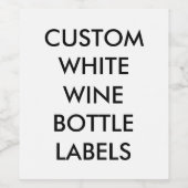 Personalisierte Etikettierungen für Weinflaschen ( Weinetikett (Einzelnes Label)