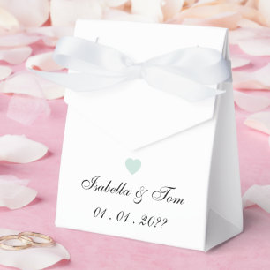 Personalisierte Eukalyptus-Boho-Botanische Hochzei Geschenkschachtel