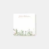 Personalisierte Eukalyptus-Grünpflanzen Post-it Klebezettel (Vorderseite)