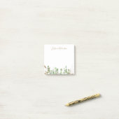 Personalisierte Eukalyptus-Grünpflanzen Post-it Klebezettel (Auf Schreibtisch)