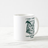 Personalisierte Eule mit sarkastischem Spruch Kaffeetasse (VorderseiteRechts)