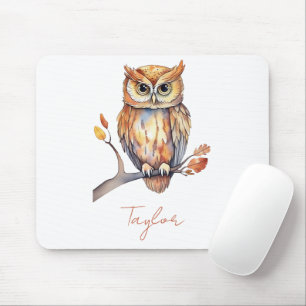 Personalisierte Eule Mousepad