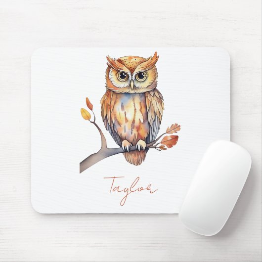 Personalisierte Eule Mousepad (Mit Mouse)