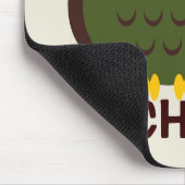 Personalisierte Eule Mousepad für Kinder (Ecke)
