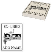 Personalisierte Ex-Libris-Ahorn-Briefmarke Gummistempel (Stempel)