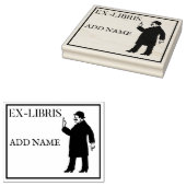 Personalisierte Ex-Libris-Ahorn-Briefmarke Gummistempel (Stempel)