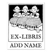 Personalisierte Ex-Libris-Ahorn-Briefmarke Gummistempel (Prägung)