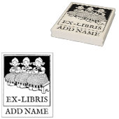 Personalisierte Ex-Libris-Ahorn-Briefmarke Gummistempel (Stempel)