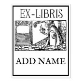 Personalisierte Ex-Libris-Ahorn-Briefmarke Gummistempel (Prägung)