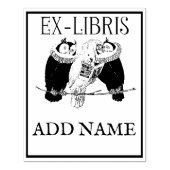 Personalisierte Ex-Libris-Ahorn-Briefmarke Gummistempel (Prägung)