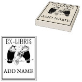 Personalisierte Ex-Libris-Ahorn-Briefmarke Gummistempel (Stempel)
