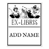 Personalisierte Ex-Libris-Ahorn-Briefmarke Gummistempel (Prägung)