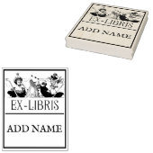 Personalisierte Ex-Libris-Ahorn-Briefmarke Gummistempel (Stempel)