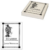 Personalisierte Ex Libris Holz Briefmarke Gummistempel (Stempel)