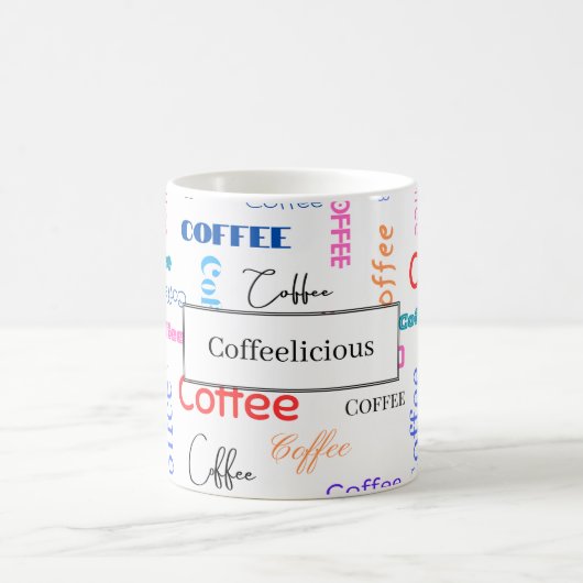 Personalisierte Exklusiv-Design-Kaffee-Tasse Kaffeetasse (Mittel)